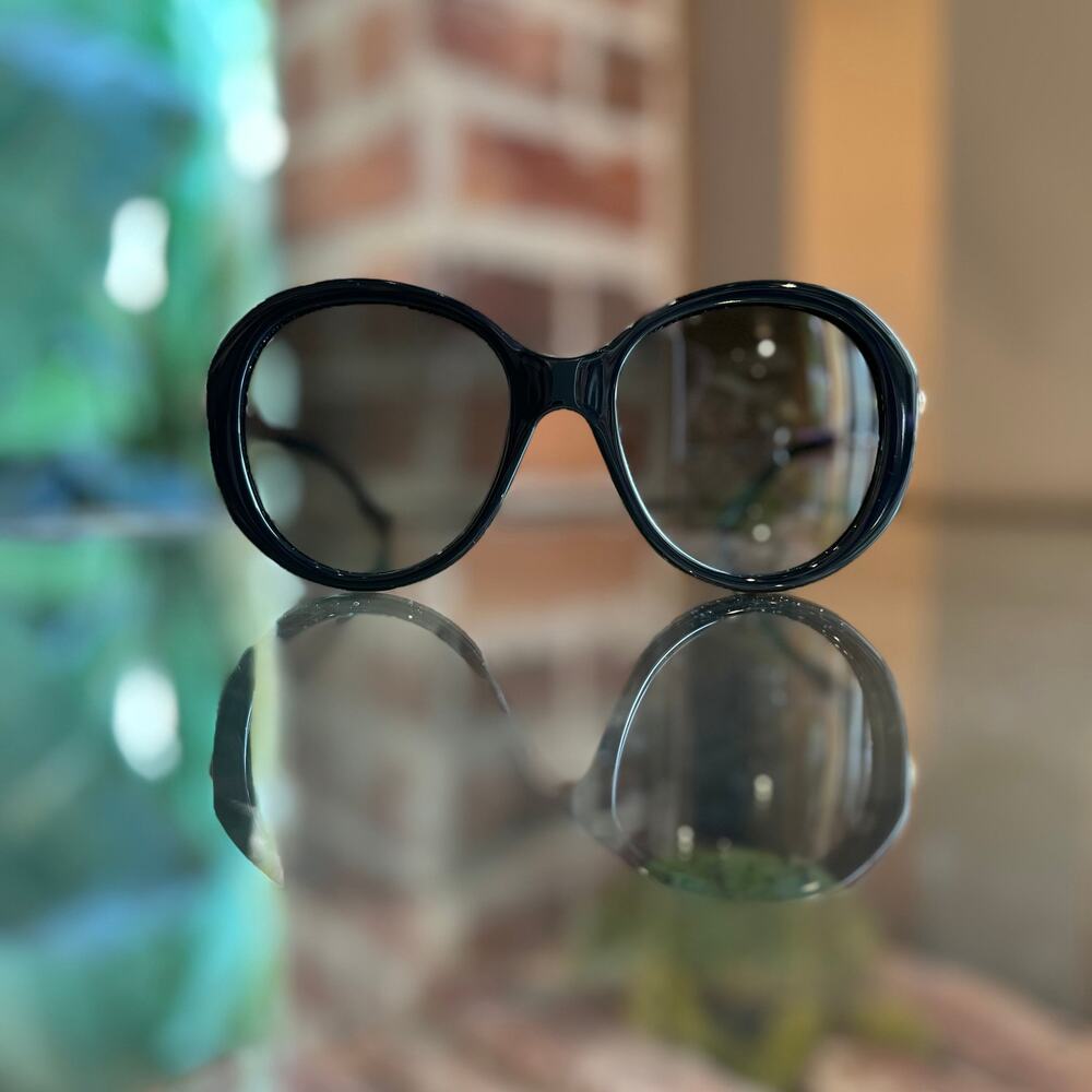 GUCCI GG0368S 001 Black Acetate Round Sunglasses